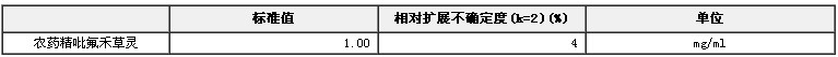 農(nóng)藥精吡氟禾草靈溶液標(biāo)準(zhǔn)物質(zhì)