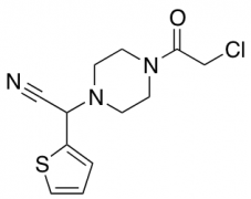 2-[4-(2-Chloroacetyl)piperazin-1-yl]-2-(thiophen-2-yl)acetonitrile