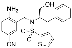 (R)-N-[(5-Cyano-2-aminophenyl)methyl]-N-[1-(hydroxymethyl)-2-phenylethyl]thiophene-2-sulfo