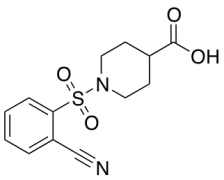 1-(2-Cyanobenzenesulfonyl)piperidine-4-carboxylic Acid