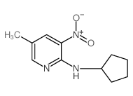 2-Cyclopentylamino-5-methyl-3-nitropyridine