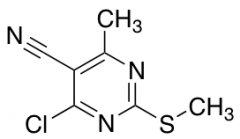 4-Chloro-6-methyl-2-(methylthio)pyrimidine-5-carbonitrile