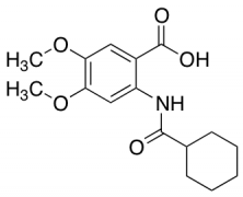 2-Cyclohexaneamido-4,5-dimethoxybenzoic acid