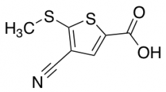 4-Cyano-5-methylsulfanylthiophene-2-carboxylic Acid