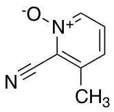 2-Cyano-3-methyl pyridine-N-oxide