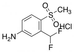 3-(difluoromethyl)-4-methanesulfonylaniline hydrochloride