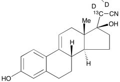 ?9,11-Dehydro-17&alpha;-cyanomethyl Estradiol-13C,D2