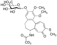 3-Demethyl Thiocolchicine-d3 3-O-&beta;-D-Glucuronide