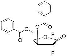 2-Deoxy-2,2-difluoro-D-threo-pentofuranos-1-ulose-3,5-dibenzoate