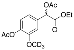 &alpha;,4-Di-O-acetyl Vanillylmandelic Acid-d3 Ethyl Ester