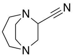 1,5-diazabicyclo[3.2.2]nonane-6-carbonitrile