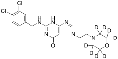 2-[[(3,4-Dichlorophenyl)methyl]amino]-1,7-dihydro-7-[2-(4-morpholinyl)ethyl]-6H-purin-6-on