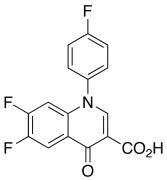 6,7-Difluoro-1-(4-fluorophenyl)-1,4-dihydro-4-oxo-3-quinolinecarboxylic Acid