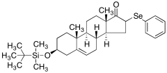 (3&beta;)-3-[[(1,1-Dimethylethyl)dimethylsilyl]oxy]-16-(phenylseleno)androst-5-en-17-o