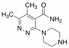 5,6-dimethyl-3-(piperazin-1-yl)pyridazine-4-carboxamide