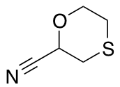 1,4-oxathiane-2-carbonitrile