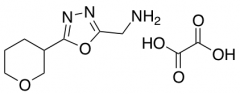 [5-(Oxan-3-yl)-1,3,4-oxadiazol-2-yl]methanamine, oxalic Acid