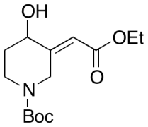 3-(2-Ethoxy-2-oxoethylidene)-4-hydroxypiperidine-1-carboxylic Acid tert-Butyl Ester