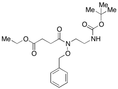 Ethyl 4-((Benzyloxy)(2-((tert-butoxycarbonyl)amino)ethyl)amino)-4-oxobutanoate