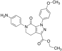 Ethyl 6-?(4-?Aminophenyl)?-?1-?(4-methoxyphenyl)?-?7-?oxo-?4,?5,?6,?