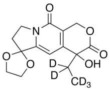 4'-Ethyl-7',8'-dihydro-4'-hydroxy-spiro[1,3-dioxolane-2,6'(3'H)-[1H]pyrano[3,4-f]indolizin