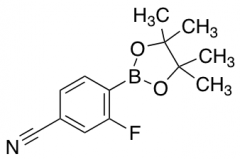 3-Fluoro-4-(4,4,5,5-tetramethyl-1,3,2-dioxaborolan-2-yl)benzonitrile