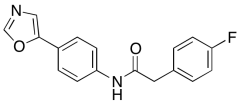 4-?Fluoro-?N-?[4-?(5-?oxazolyl)?phenyl]?benzeneacetamide