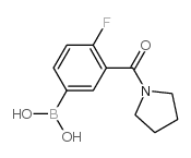 4-Fluoro-3-(pyrrolidine-1-carbonyl)phenylboronic acid