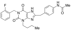 N-[4-[1-(2-Fluorobenzyl)-3-butyl-2,6-dixo-2,3,6,7-tetrahydro-1H-purin-8-ylmethyl]phenyl]ac