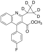 4-(4-Fluorophenyl)-2-cyclopropylquinoline-3-carboxylic-d5 Acid Methyl Ester