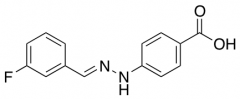 4-{2-[(3-Fluorophenyl)methylidene]hydrazin-1-yl}benzoic Acid