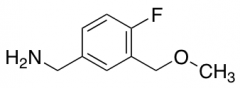 [4-Fluoro-3-(methoxymethyl)phenyl]methanamine