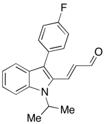 (E)-3-(3-(4-Fluorophenyl)-1-isopropyl-1H-indol-2-yl)acrylaldehyde