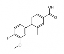 4-(4-Fluoro-3-methoxyphenyl)-3-methylbenzoic acid