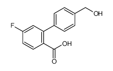 4-Fluoro-2-(4-hydroxymethylphenyl)benzoic acid