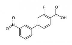 2-Fluoro-4-(3-nitrophenyl)benzoic acid