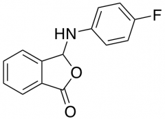 3-(4-Fluoro-phenylamino)-3H-isobenzofuran-1-one