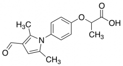 2-[4-(3-Formyl-2,5-dimethyl-1H-pyrrol-1-yl)phenoxy]propanoic Acid