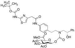 N-Boc-2-hydroxy-mirabegron N-&beta;-D-Glucopyranuronic Acid Methyl Ester 2,3,4-Triacet