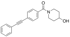 4-Hydroxypiperidin-1-yl-((4-phenylethynyl)phenyl)methanone