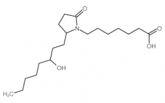 2-(3-hydroxyoctyl)-5-oxo-1-pyrrolidineheptanoic acid