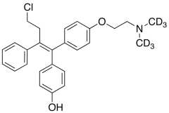 (E)-4-Hydroxy Toremifene-d6 (~10% Z-isomer)