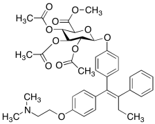 (Z)-4-Hydroxy Tamoxifen O-&beta;-D-Glucuronide Methyl Ester Triacetate