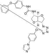 1-[(3S,3AR,6S,6aR)-6-[5-(4-imidazol-1-ylphenoxy)tetrazol-1-yl]-2,3,3a,5,6,6a-hexahydrofuro