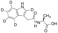 N-[2-(Indol-3-yl-2,4,5,6,7-d5)acetyl]-L-alanine-15N