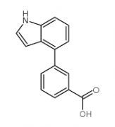 3-(1H-Indol-4-yl)benzoic acid