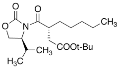 3-(S)-(4-(S)-Isopropyl-2-oxo-oxazolidine-3-carbonyl)-octanoic Acid tert-Butyl Ester