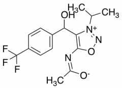 3-Isopropyl-4-(4-trifluoromethylphenyl-hydroxymethyl)-6-acethyl-sydnone Imine