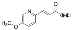 3-(5-methoxypyridin-2-yl)prop-2-enoic acid hydrochloride