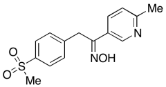 2-(4-Methylsulfonyl)phenyl-1-(6-methylpyridin-3-yl)ethanone Oxime